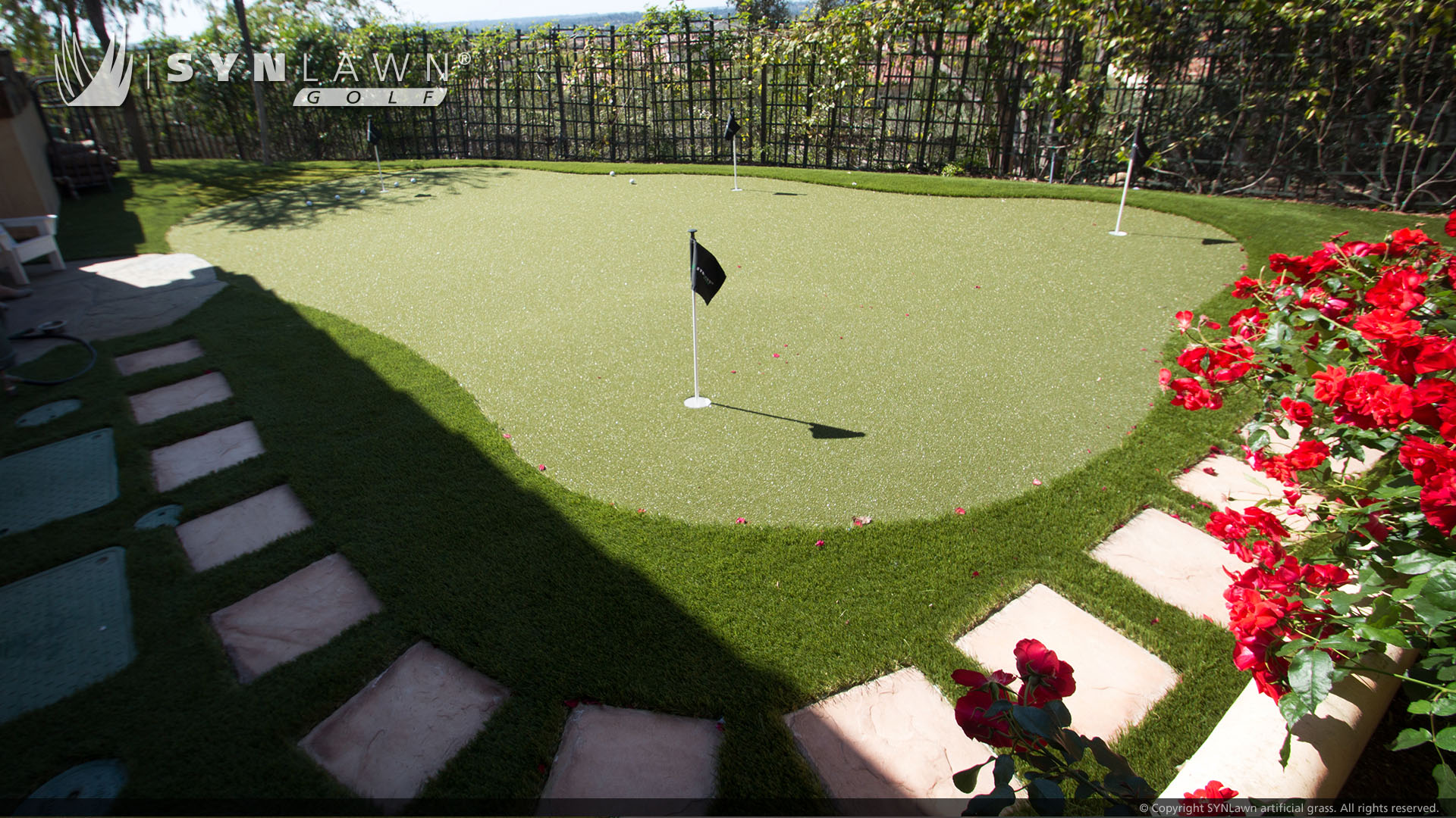 putting green residential home
