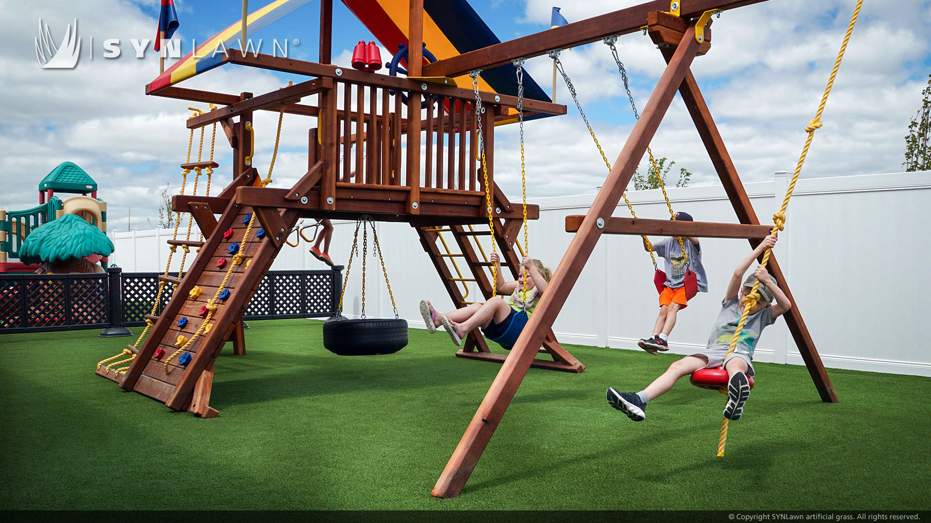 artificial grass for daycare playground