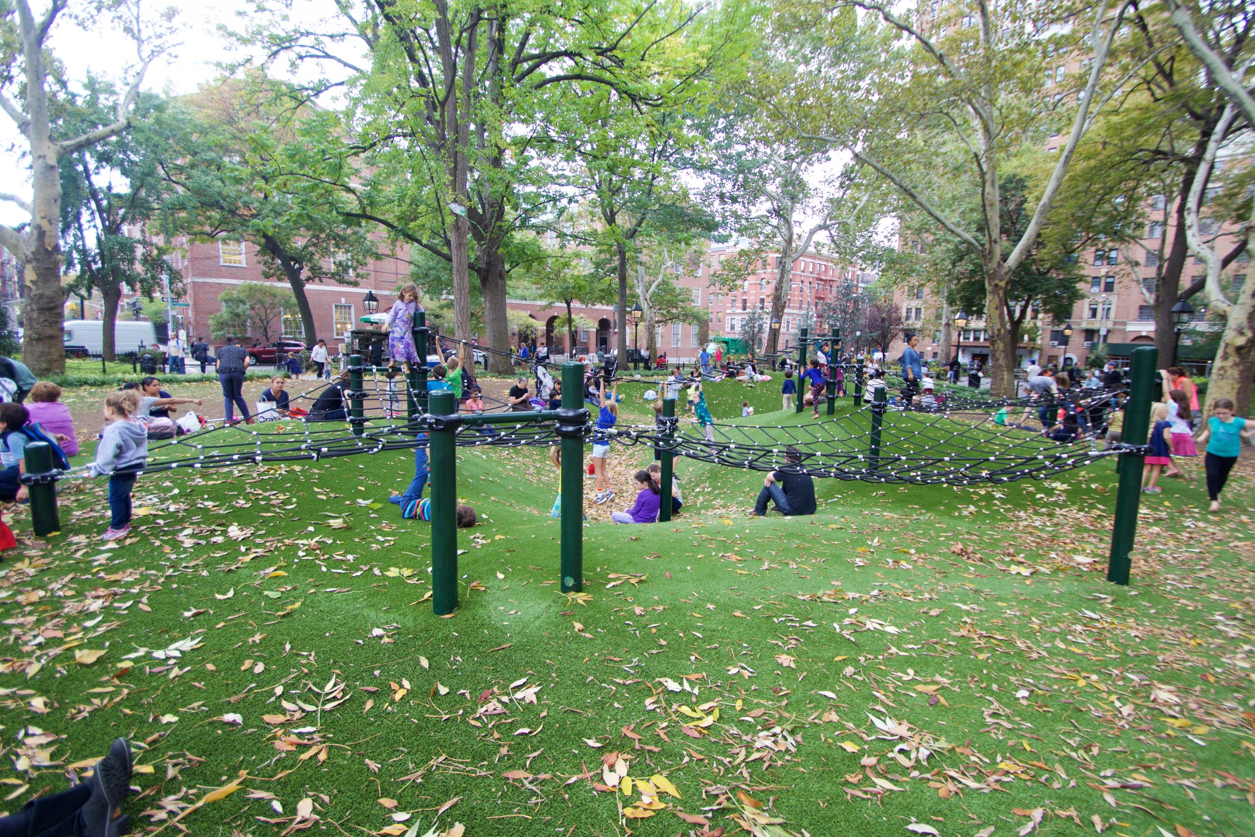 artificial grass, community playground