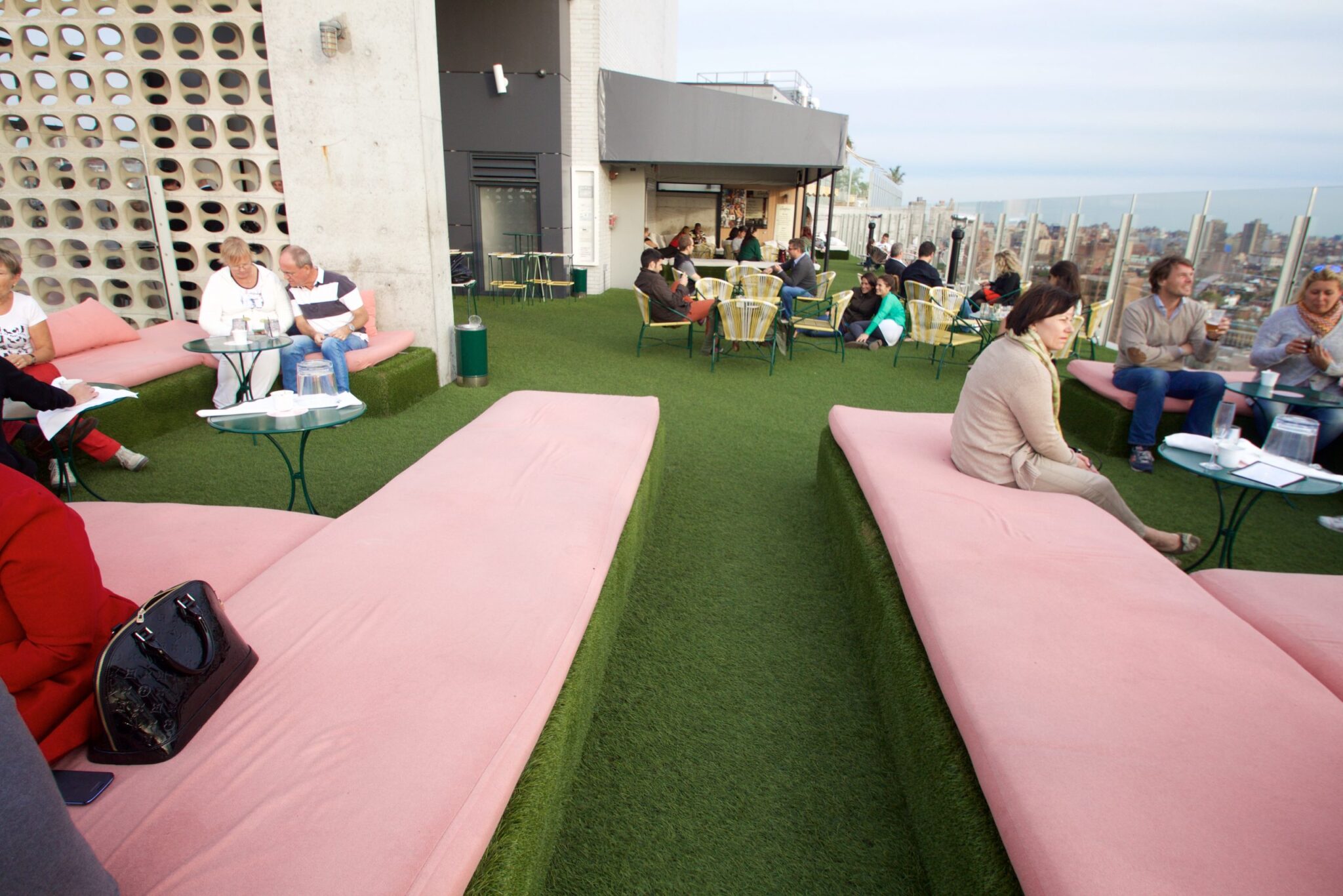 artificial grass, community rooftop