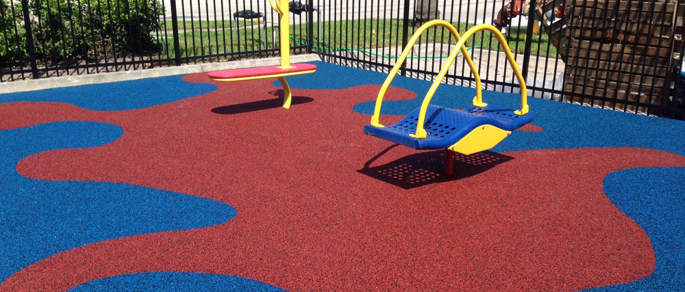 SYNPour surfacing for playgrounds