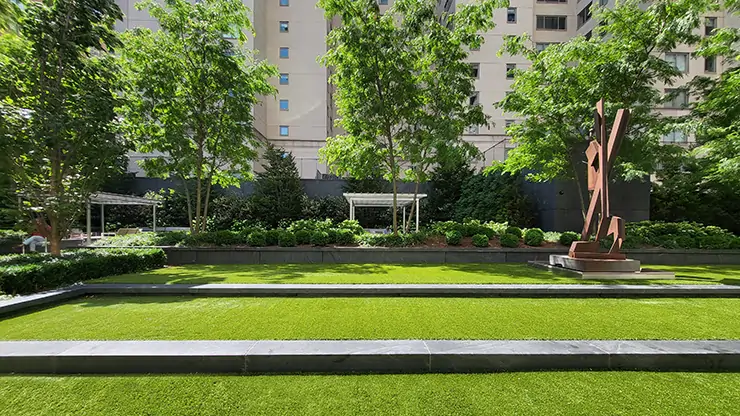 Commercial artificial grass Bocce Court