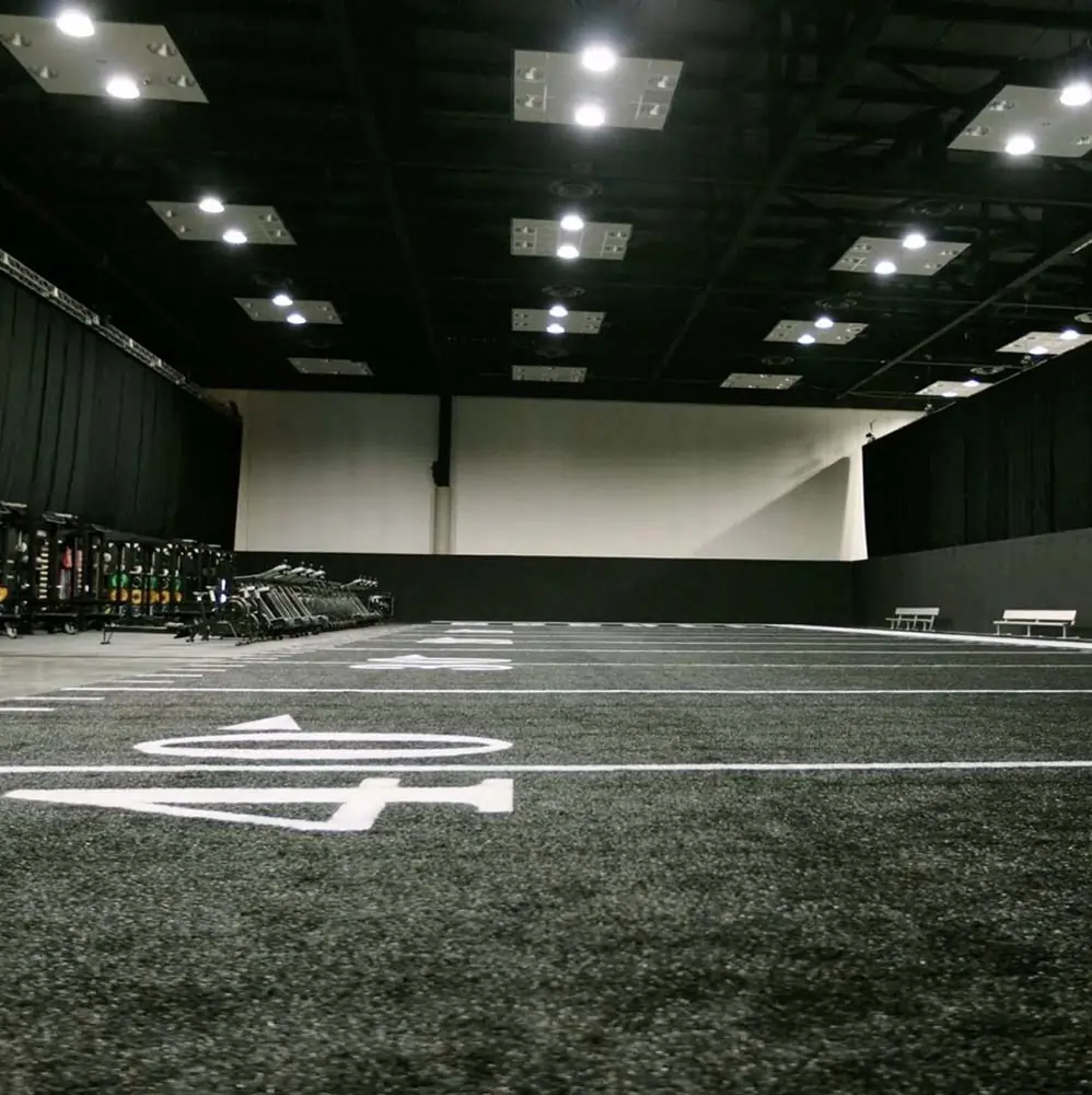 Athletic artificial grass installed at NFL Combine