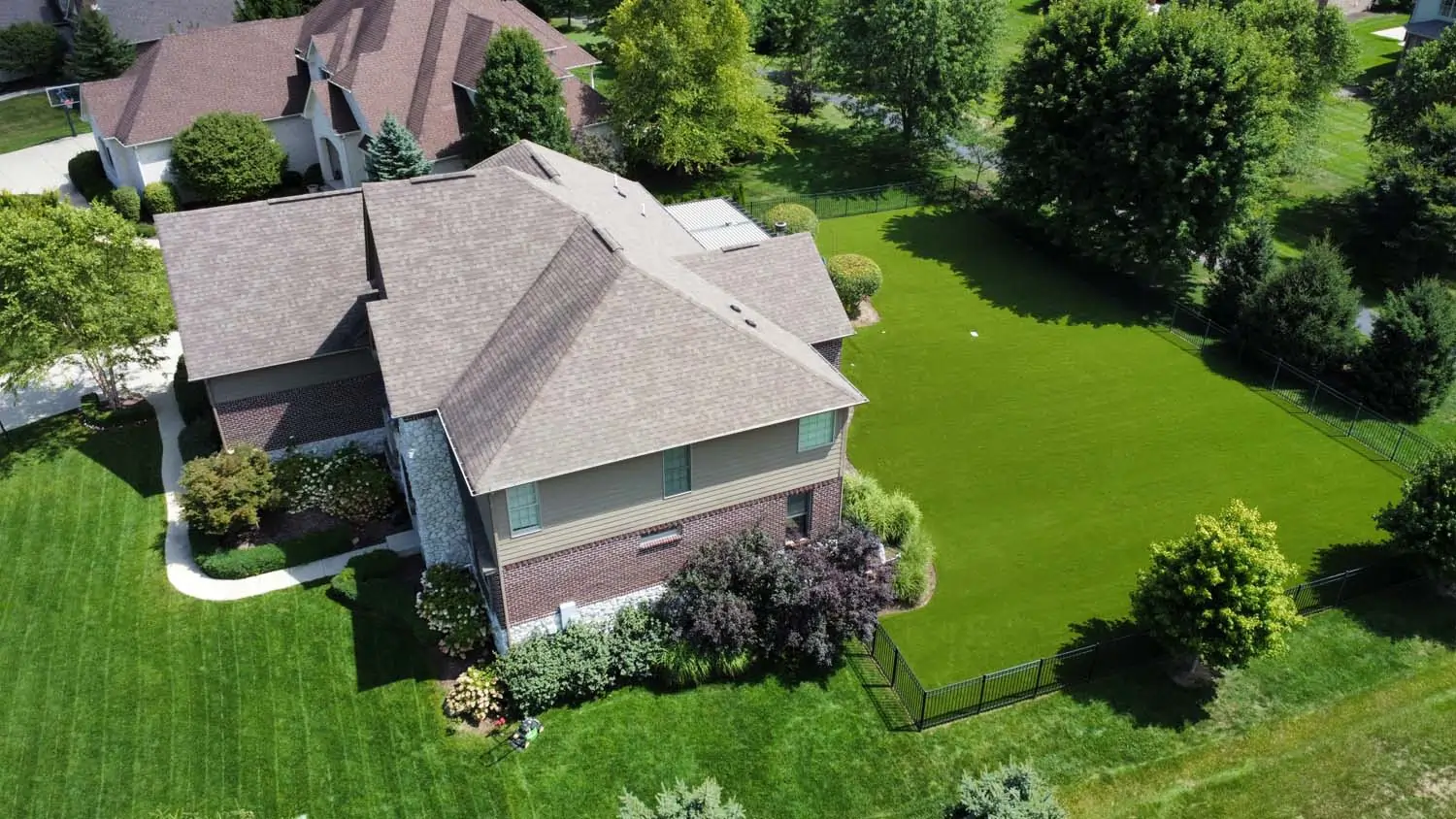 residential artificial turf synlawn indiana