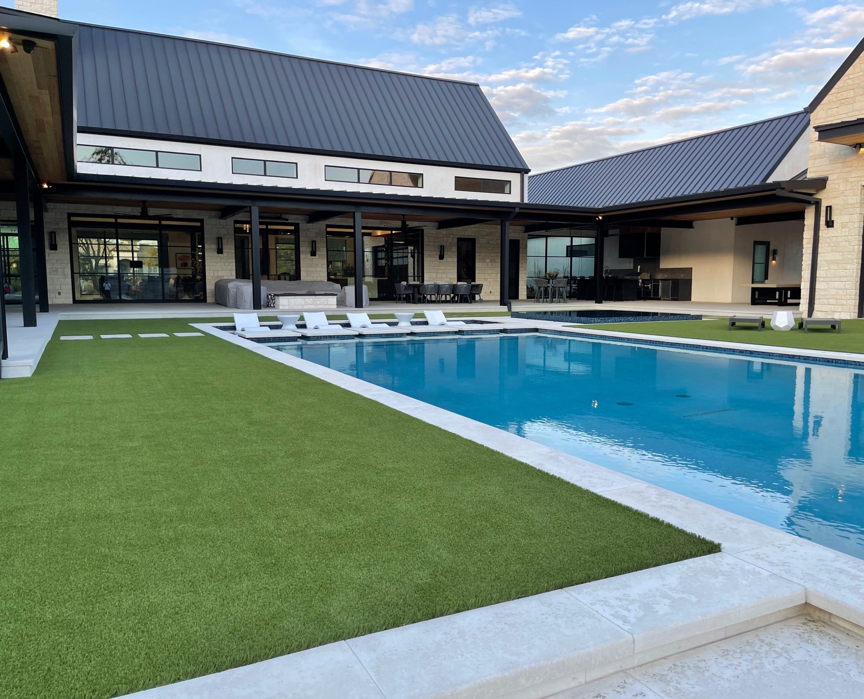 Indiana Artificial Grass Residential Pool Retreat Indiana Artificial Grass Residential Pool Retreat