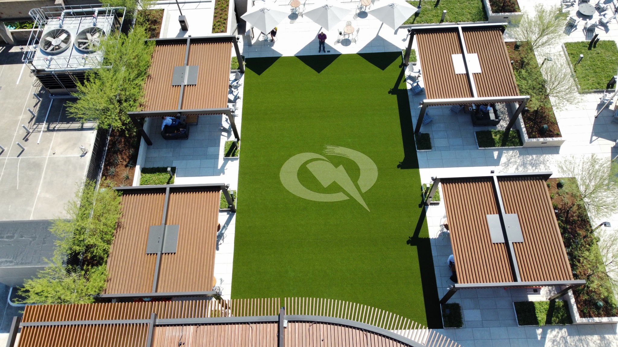 Indiana Commercial Artificial Grass Rooftop Lounge Indiana Commercial Artificial Grass Rooftop Lounge
